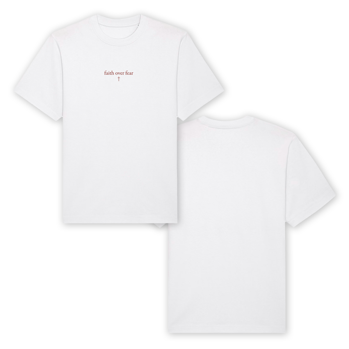 T-shirt "Faith over fear"