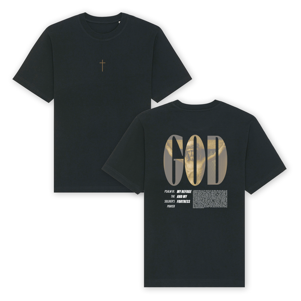 T-shirt "God my Refuge"