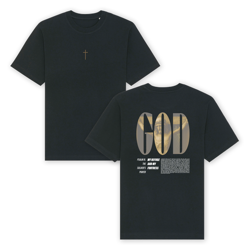 T-shirt "God my Refuge"