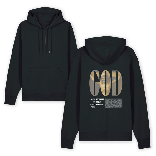 Hoodie "God my Refuge"