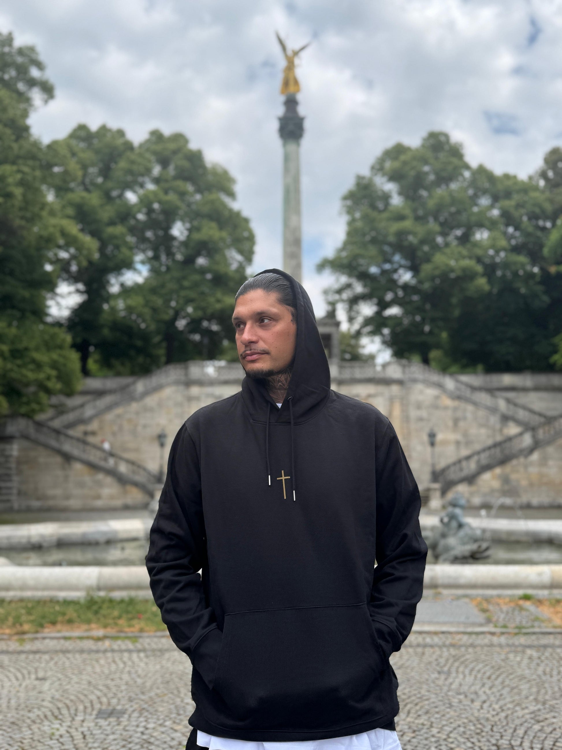 Hoodie "God my Refuge"